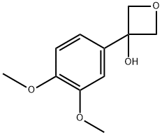 3-(3,4-dimethoxyphenyl)oxetan-3-ol Structure