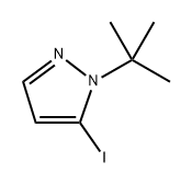 1-(Tert-butyl)-5-iodo-1H-pyrazole Structure