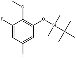 1-[[(1,1-Dimethylethyl)dimethylsilyl]oxy]-3,5-difluoro-2-methoxybenzene Structure