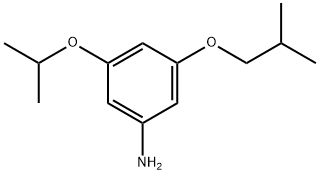 3-(1-Methylethoxy)-5-(2-methylpropoxy)benzenamine Structure