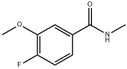 4-fluoro-3-methoxy-N-methylbenzamide Structure