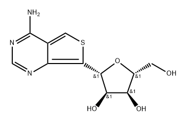 D-Ribitol, 1-C-(4-aminothieno[3,4-d]pyrimidin-7-yl)-1,4-anhydro-, (1R)- Structure