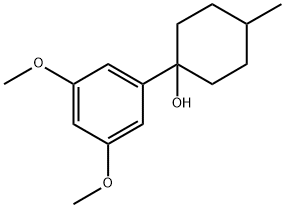 1-(3,5-dimethoxyphenyl)-4-methylcyclohexanol Structure