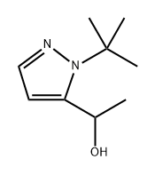 1-(1-(Tert-butyl)-1H-pyrazol-5-yl)ethanol Structure