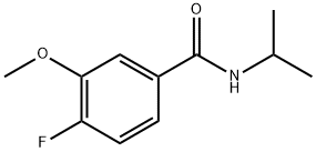 4-fluoro-N-isopropyl-3-methoxybenzamide Structure