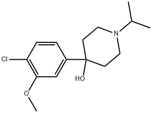 4-(4-Chloro-3-methoxyphenyl)-1-(1-methylethyl)-4-piperidinol Structure