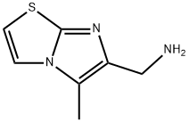 1-{5-methylimidazo[2,1-b][1,3]thiazol-6-yl}methanamine Structure