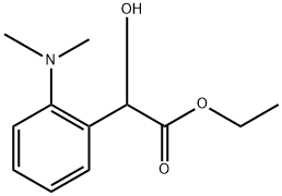 Ethyl 2-(dimethylamino)-α-hydroxybenzeneacetate Structure