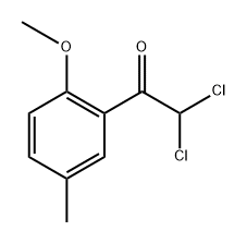 2,2-dichloro-1-(2-methoxy-5-methylphenyl)ethanone Structure