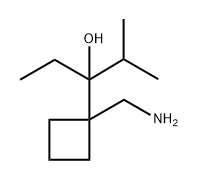 3-(1-(Aminomethyl)cyclobutyl)-2-methylpentan-3-ol Structure