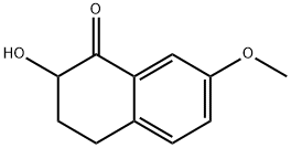 2-Hydroxy-7-methoxy-3,4-dihydronaphthalen-1(2H)-one Structure