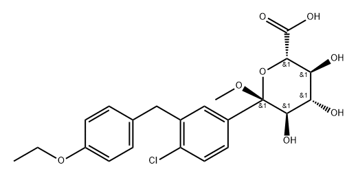 Ertugliflozin-Acid Impurity Structure