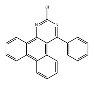 2-Chloro-4-phenyldibenzo[f,h]quinazoline Structure