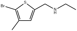 5-Bromo-N-ethyl-4-methyl-2-thiophenemethanamine Structure