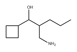 Cyclobutanemethanol, α-[1-(aminomethyl)butyl]- Structure