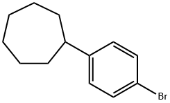 (4-Bromophenyl)cycloheptane Structure