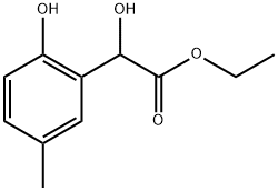 Ethyl α,2-dihydroxy-5-methylbenzeneacetate Structure