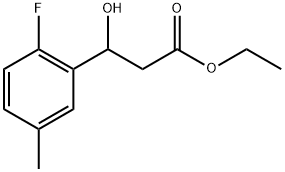 Ethyl 2-fluoro-β-hydroxy-5-methylbenzenepropanoate Structure