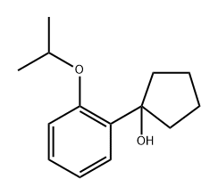 1-(2-isopropoxyphenyl)cyclopentanol Structure