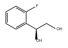 (S)-1-(2-fluorophenyl)-1,2-ethanediol Structure