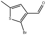 2-Bromo-5-methyl-3-thiophenecarboxaldehyde Structure