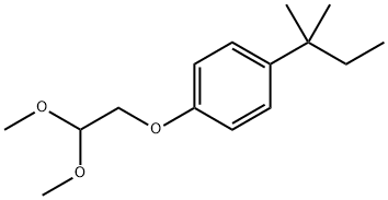 1-(2,2-Dimethoxyethoxy)-4-(1,1-dimethylpropyl)benzene Structure