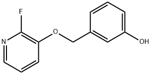 3-[[(2-Fluoro-3-pyridinyl)oxy]methyl]phenol Structure