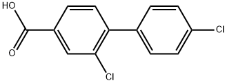 2,4'-Dichloro[1,1'-biphenyl]-4-carboxylic acid Structure