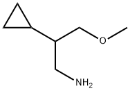 Cyclopropaneethanamine, β-(methoxymethyl)- Structure