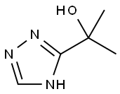 1H-1,2,4-Triazole-5-methanol, α,α-dimethyl- 구조식 이미지