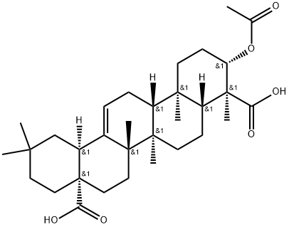 Gypsogenic Acid O-Acetate Structure