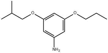 3-(2-Methylpropoxy)-5-propoxybenzenamine Structure