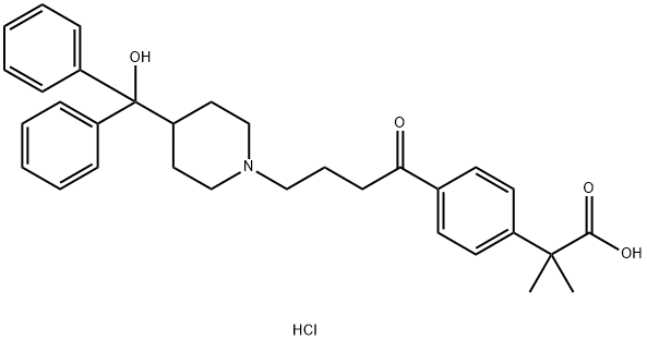 FEXOFENADINE EP IMPURITY A - HCl Structure