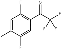 1-(2,5-Difluoro-4-methylphenyl)-2,2,2-trifluoroethanone Structure