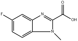 5-fluoro-1-methyl-1H-1,3-benzodiazole-2-carboxylic acid Structure