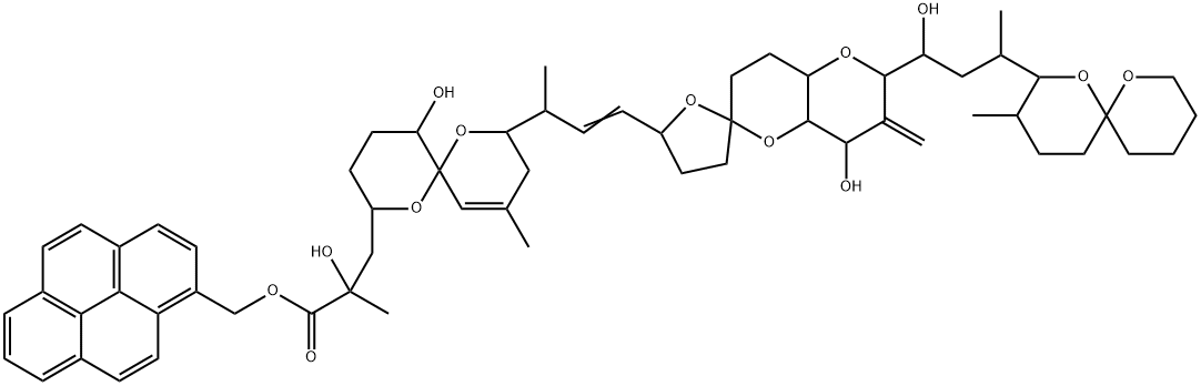 OKADAIC ACID PYRENYL METHYL ESTER Structure