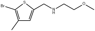 5-Bromo-N-(2-methoxyethyl)-4-methyl-2-thiophenemethanamine Structure