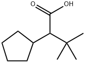 2-cyclopentyl-3,3-dimethylbutanoic acid Structure