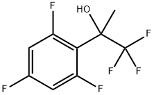 1,1,1-trifluoro-2-(2,4,6-trifluorophenyl)propan-2-ol Structure