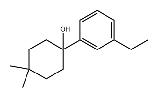 1-(3-ethylphenyl)-4,4-dimethylcyclohexanol Structure