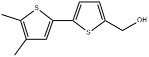 4',5'-Dimethyl[2,2'-bithiophene]-5-methanol Structure