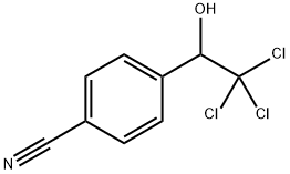 4-(2,2,2-Trichloro-1-hydroxyethyl)benzonitrile Structure