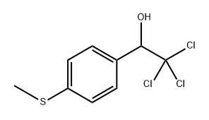 2,2,2-Trichloro-1-(4-(methylthio)phenyl)ethanol Structure