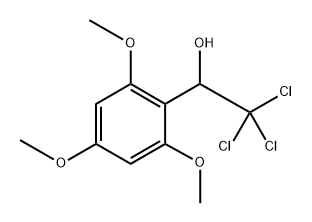 2,2,2-Trichloro-1-(2,4,6-trimethoxyphenyl)ethanol Structure