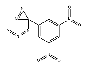 3H-Diazirine, 3-azido-3-(3,5-dinitrophenyl)- Structure