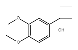 1-(3,4-dimethoxyphenyl)cyclobutanol Structure