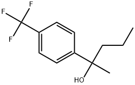 α-Methyl-α-propyl-4-(trifluoromethyl)benzenemethanol Structure