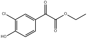 ethyl 2-(3-chloro-4-hydroxyphenyl)-2-oxoacetate Structure