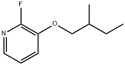 2-Fluoro-3-(2-methylbutoxy)pyridine Structure