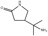 4-(2-Aminopropan-2-yl)pyrrolidin-2-one 구조식 이미지